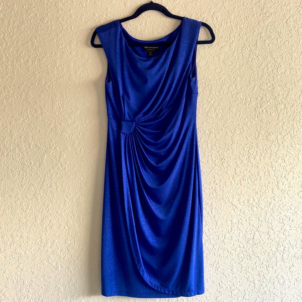 Connected Apparel Dress - Blue